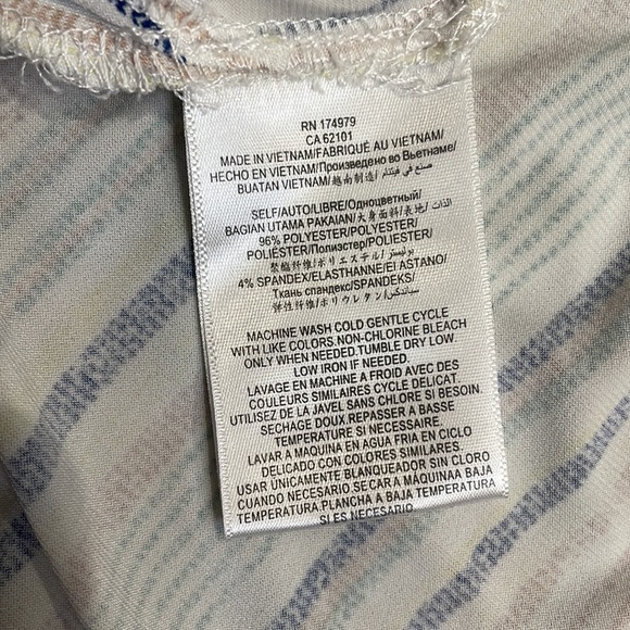 BCBG Generation Striped Midi Dress With Pockets - Picture 4 of 6